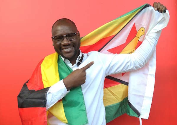Le jeune pasteur Evan Mawarire, à l'initiative de la campagne "This Flag" au Zimbabwe, le 3 mai 2016. &copy; Tsvangirayi Mukwazhi/AP/SIPA