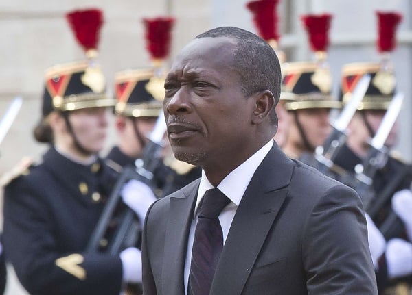 Le président béninois Patrice Talon, à l'Élysée, à Paris, le 26 avril 2016. &copy; Michel Euler/AP/SIPA