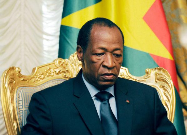 Le président burkinabè déchu, Blaise Compaoré, le 26 juillet 2014, à Ouagadougou. &copy; Sia Kambou/AFP