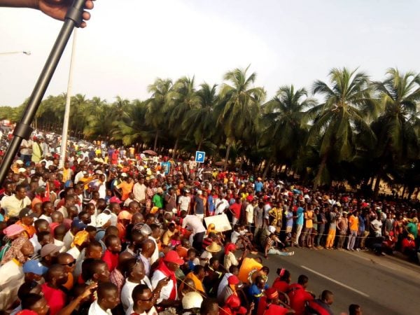 Rassemblement de l'opposition à Lomé, le 7 novembre 2017. &copy; Edmond D&rsquo;Almeida pour JA