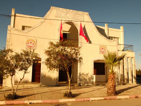 Le siège de l'Union générale des travailleurs tunisiens (UGTT) à Sejnane. &copy; DR