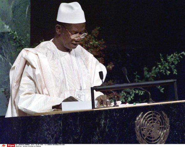L'ancien président guinéen, Lansana Conté. &copy; BEBETO MATTHEWS/AP/SIPA