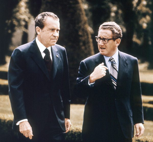 Richard Nixon et Henry Kissinger, à Vienne, en mai 1972. &copy; VOTAVA/AFP
