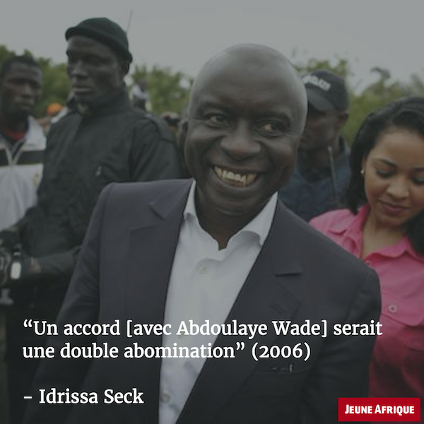 L'ex-Premier ministre sénégalais Idrissa Seck, Dakar, le 5 février 2012 &copy; Gabriela Barnuevo/AP/SIPA