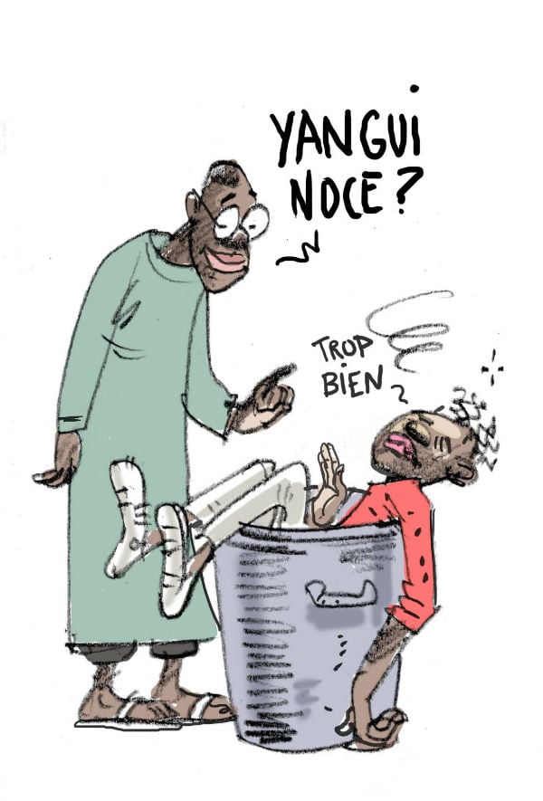 Yangui noce ? ( Est-ce que tu fais bien la noce ? en wolof ) &copy; Dom