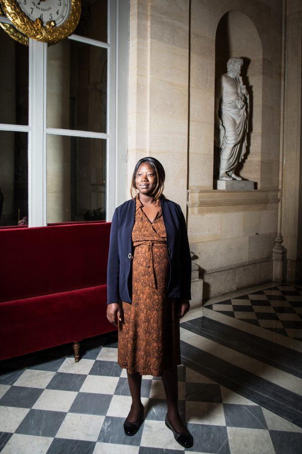 Huguette Tiegna, députée de la 2ème circonscription du Lot. A l'Assemblée nationale le 7 novembre 2019. &copy; Camille Millerand/ DIVERGENCE pour JA