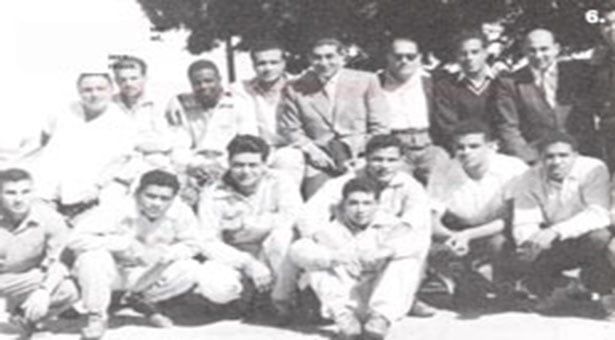 Équipe d’Égypte lors de la CAN 1957. &copy; Archives Fédération égyptienne de football