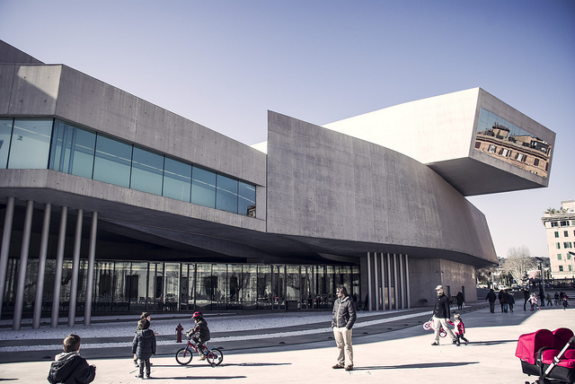 Le MAXXI à Rome. &copy; Flickr/chrisobayda