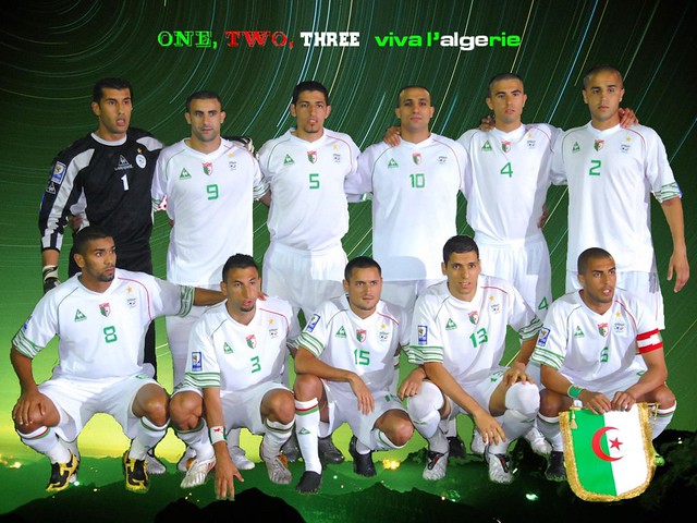 L'équipe algérienne de football qualifiée pour le Mondial 2010. &copy; DR