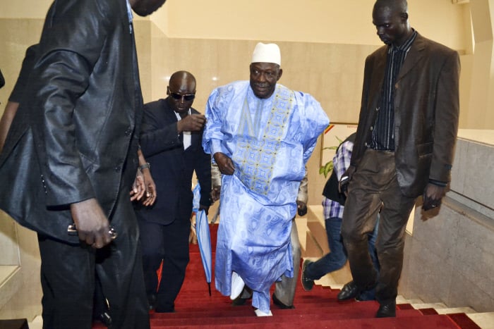 L'ex-président Moussa Traoré à la cérémonie d'investiture d'IBK, en septembre 2013. &copy; Emmanuel Daou Bakary pour JA