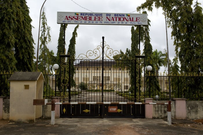 L'Assemblée nationale béninoise, à Porto-Novo, en 2012. &copy; Jacques Torregano Pour Jeune Afrique