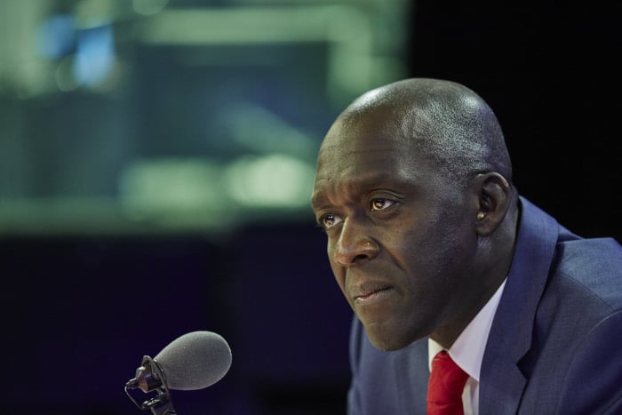 Le Sénégalais Makhtar Diop est le premier dirigeant subsaharien aux commandes de IFC, filiale du groupe de la Banque mondiale dédiée au secteur privé. &copy; Bruno Levy pour JA