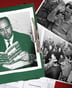 Cinquante-quatre ans plus tard, la mort de Krim Belkacem, l’un des signataires des accords d’Évian et fondateur, en 1967, d’un parti d’opposition clandestin, le Mouvement démocratique pour le renouveau algérien (MDRA), est encore entourée d’un halo de mystère. © MONTAGE JA :  Studio KAHIA/Archives JA ; Doc Hessenschau via Youtube ; FERNAND PARIZOT/AFP