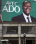 Une affiche d’ADO dans les rues d’Abidjan, le 21 octobre 2015 © Schalk van Zuydam/AP/SIPA