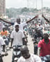Des supporters d’Alassane Ouattara, à Abidjan,  le 15 octobre 2015 © Sylvain Cherkaoui/J.A.