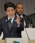 Shinzo Abe, le premier ministre Japonais, à l’ouverture de la Ticad V, en juin 2013 à Yokohama. © Itsuo Inouye/AP/SIPA