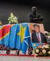 Le cercueil d’Étienne Tshisekedi, à Bruxelles, le 5 février 2017. © Geert Vanden Wijngaert/AP/SIPA