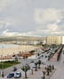 L’avenue Mohammed-VI, à Tanger, le long de la baie tangéroise. © Dubois/Andia.fr