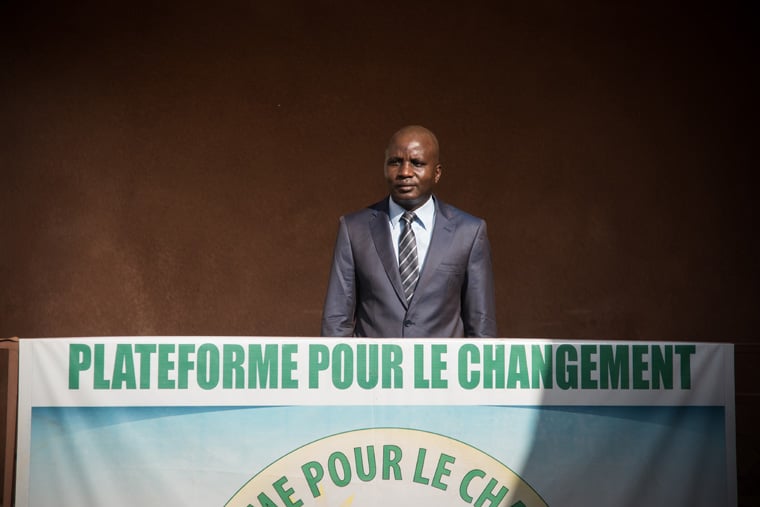 Le général Moussa Sinko Coulibaly à son quartier général de Niamakoro, le 12 juin 2018. &copy; Nicolas Réméné pour JA