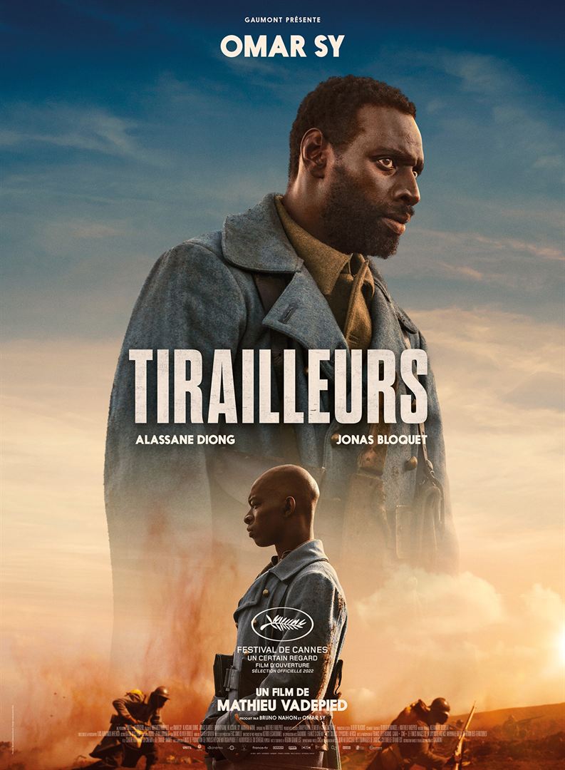 Dans « Tirailleurs », Omar Sy incarne Bakary Diallo, qui s’est engagé dans l’armée française pour protéger son fils, lui aussi soldat. &copy; Gaumont Distribution.