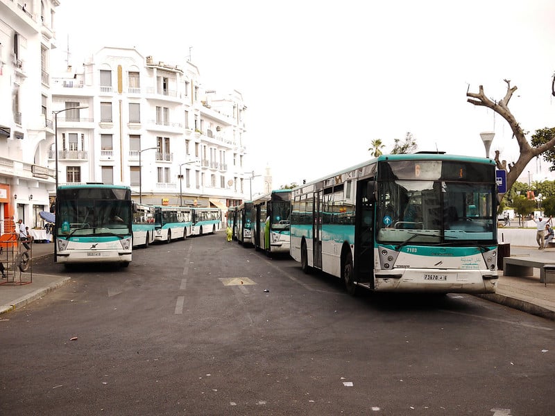 La flotte de M'dina Bus est traditionnellement achetée à la RATP française. &copy; mustapha ennaimi