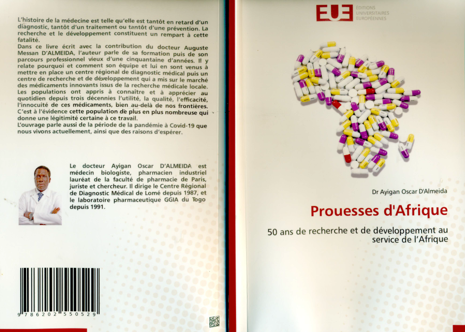  &copy; Couverture Ouvrage Prouesse d&rsquo;Afrique &#8211; Dr d&rsquo;Almeida