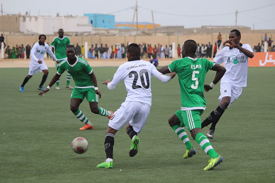 Image de la finale de la Supercoupe de Mauritanie en 2015. &copy; Fédération mauritanienne de football.