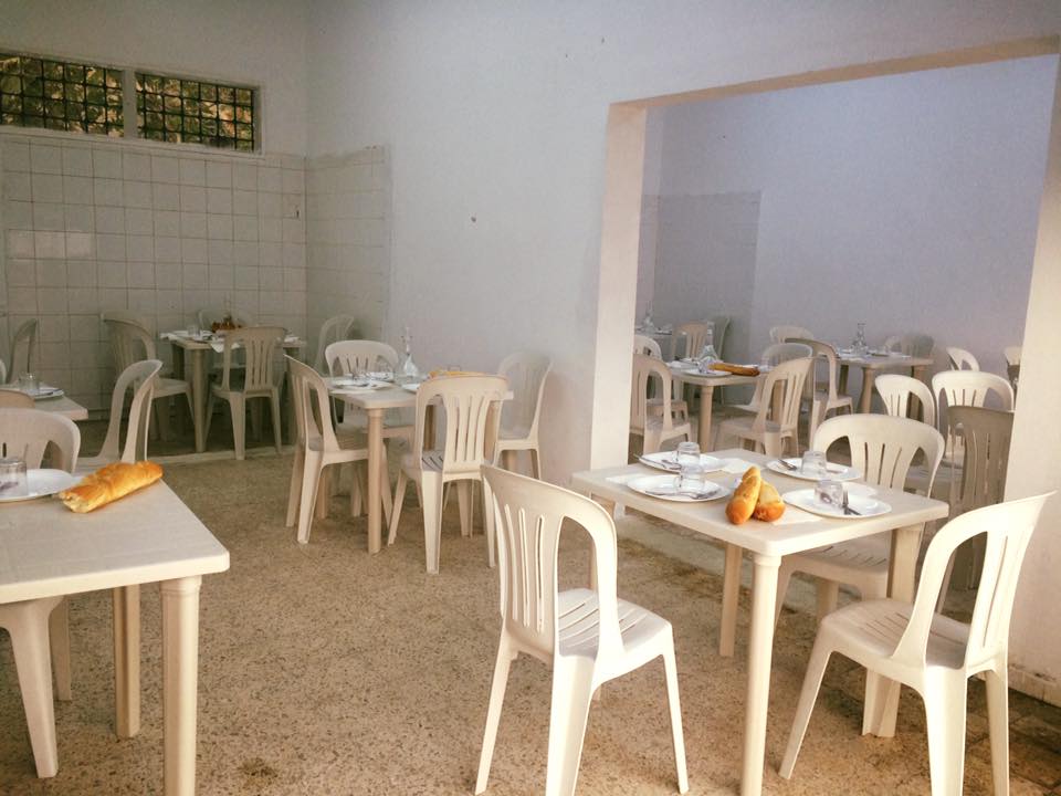 La salle de dîner du nouveau centre. &copy; Facebook/Un repas pour chaque tunisien