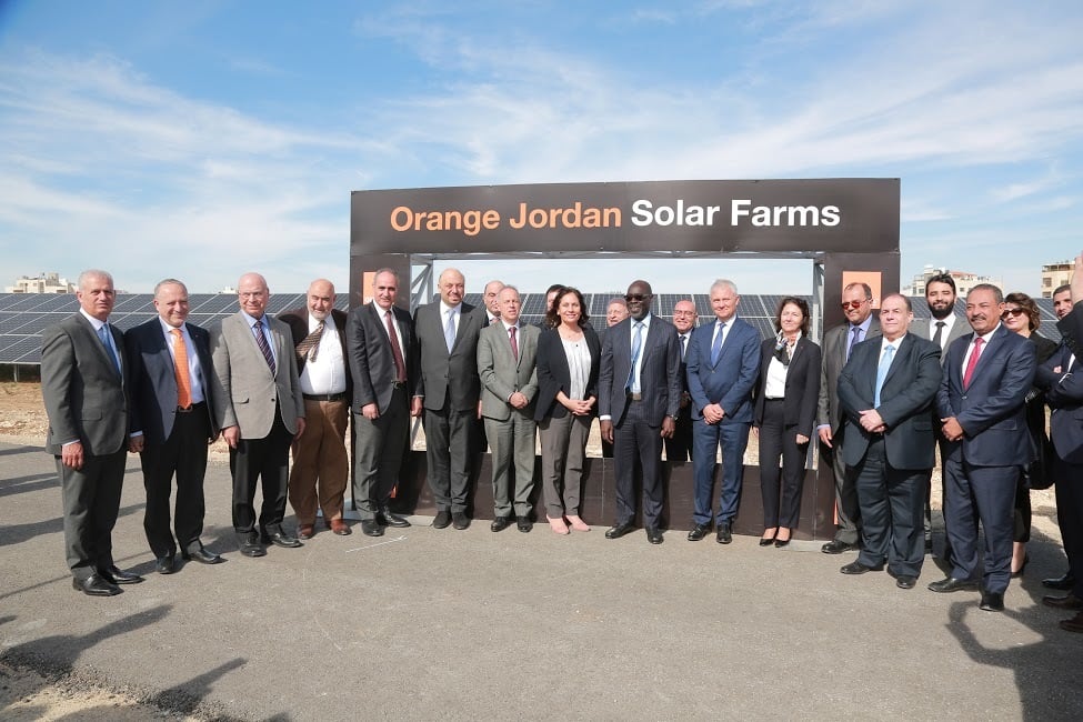 Inauguration centrale solaire Orange, Jordanie &copy; Orange