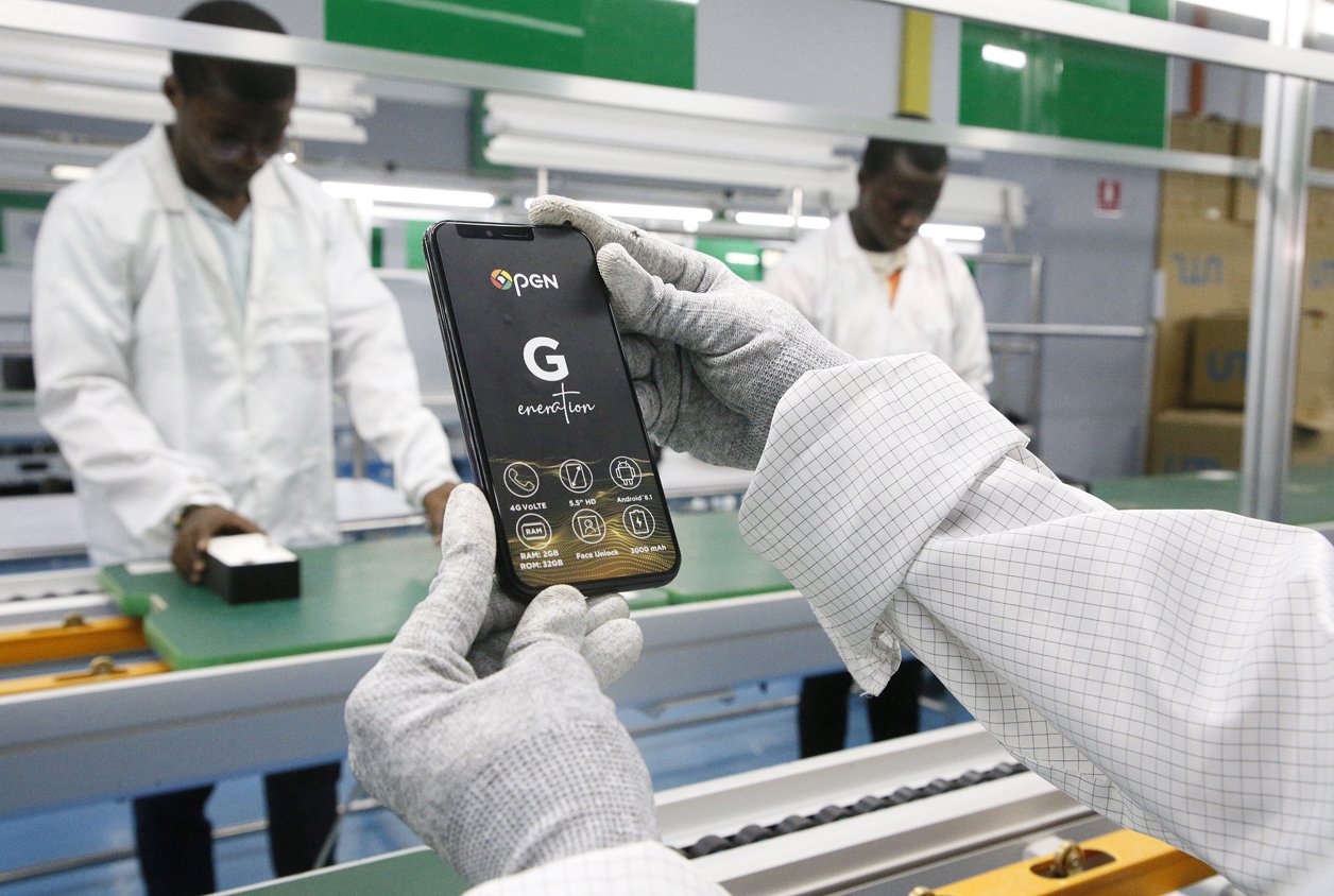 L'usine du Cerco est installée dans le Village des technologies de l’information et de la biotechnologie (Vitib), dans la zone franche industrielle de Grand-Bassam, en Côte d’Ivoire. © LEGNAN KOULA/EPA/Maxppp