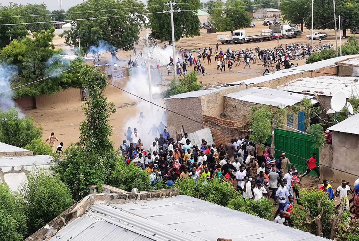 Émeutes à N’Djamena, le 9 septembre 2022. © Facebook Succes Masra